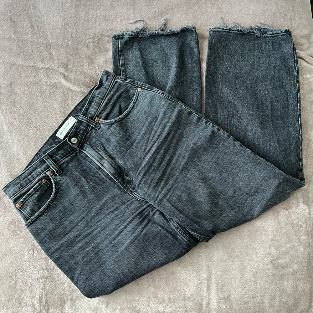 Abercrombie Black Boot Cut Jeans Size 30/10